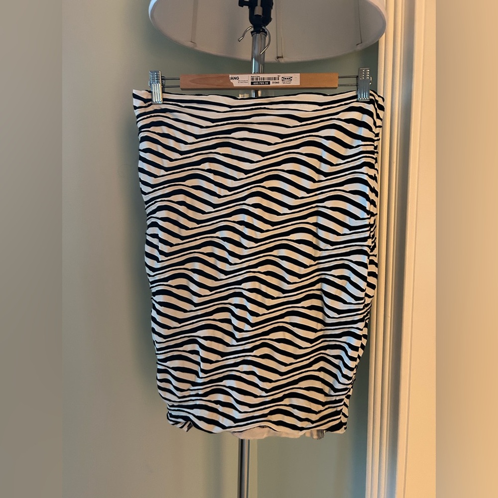 Catherine Malandrino Zebra Print Pencil Skirt